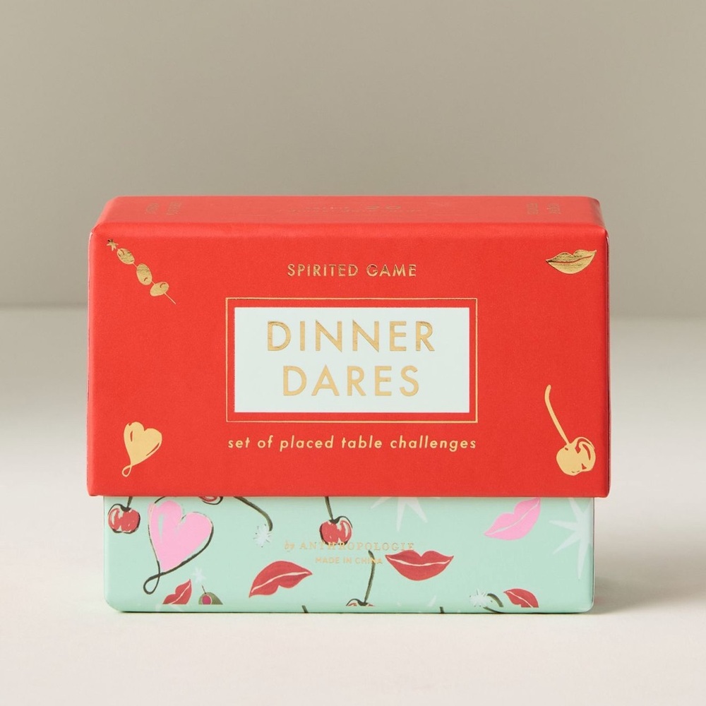 New! Anthropologie Dinner Dares Card Game Set for the perfect dinner party